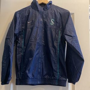 Seattle Mariners lightweight Jacket by Nike. Navy blue. Sz. L (16/18).